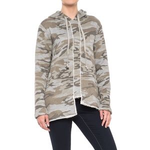 Dylan by True Grit Vintage Camo Fleece Hoodie